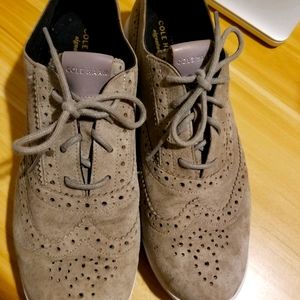 Women's Cole Haan suede oxford shoes 8.5